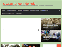 Tablet Screenshot of kanopi-indonesia.org